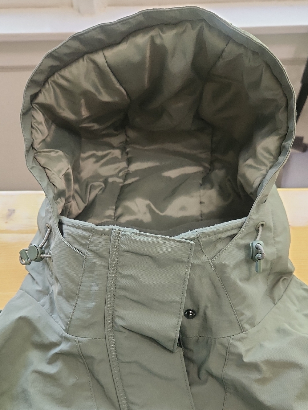 Lands' End Squall Waterproof Insulated Hooded Winter Parka Coat Spruce Green 2X - Picture 16 of 17